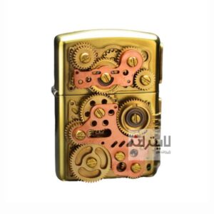 فندک زیپو مدل Time Line Steampunk Art 11 Lighter