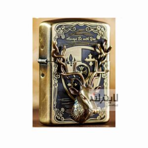 فندک زیپو مدل Embossed Deer Design Armor