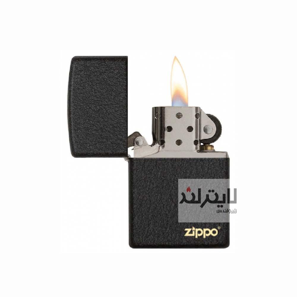 فندک زیپو Classic Black Crackle with Zippo logo کد 236zl 3 فندک زیپو Classic Black Crackle with Zippo logo کد 236zl - Image 3