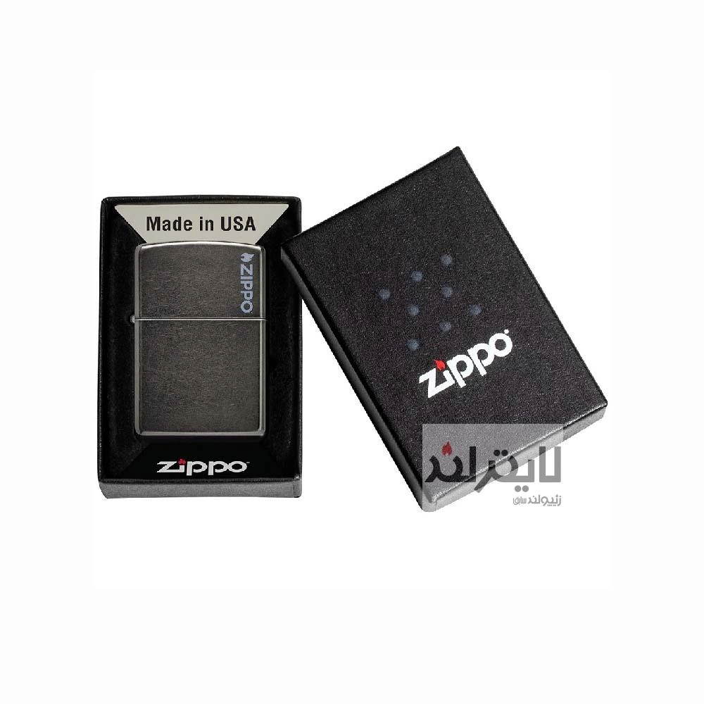 فندک زیپو مدل Classic Grey Zippo Logo کد 28378zl - Image 5