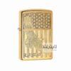 فندک زیپو مدل USA Flying Eagle کد 254b 5 zippo 254b usa eagle