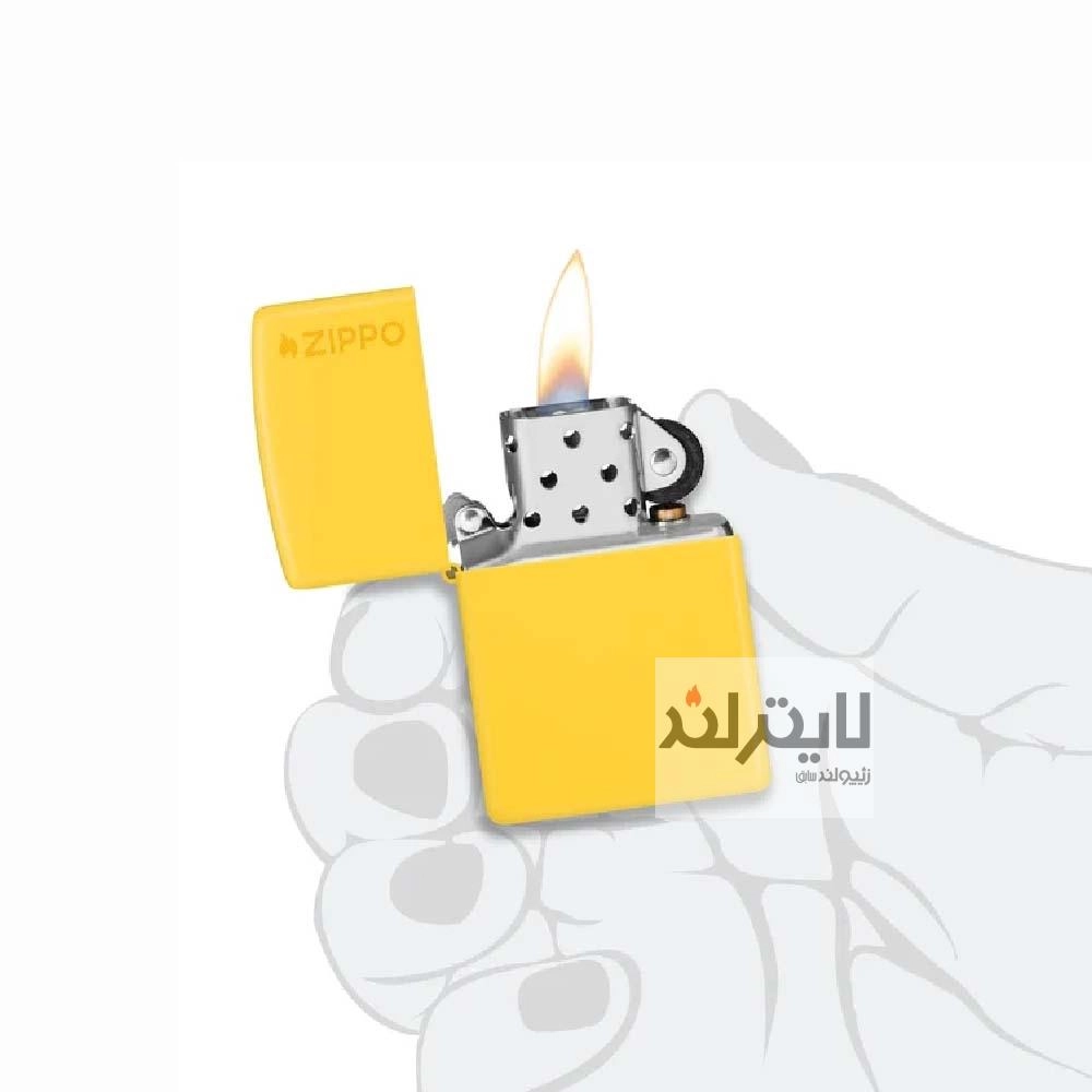 فندک زیپو مدل Classic Sunflower Zippo Logo کد 46019zl - Image 3