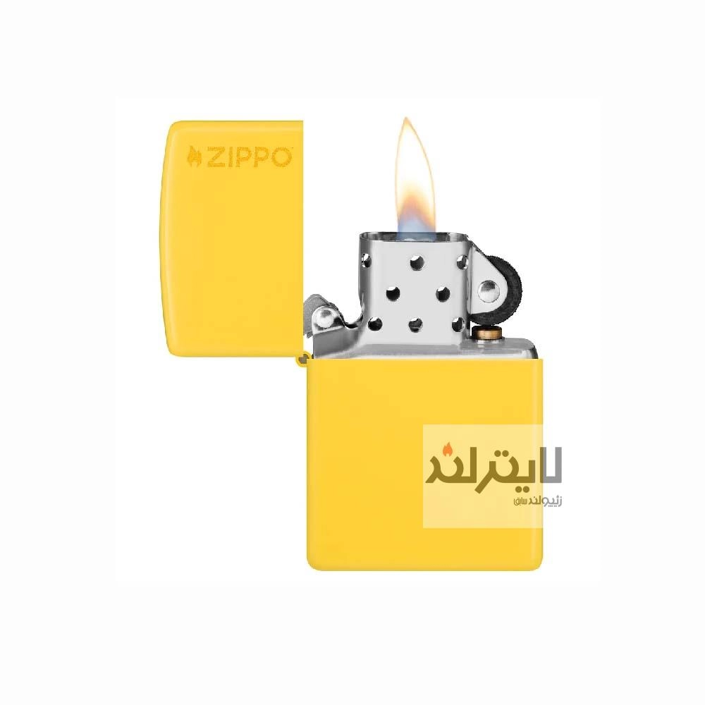 فندک زیپو مدل Classic Sunflower Zippo Logo کد 46019zl - Image 2