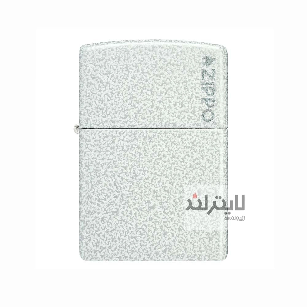 فندک زیپو مدل Classic Glacier Zippo Logo کد 46020zl
