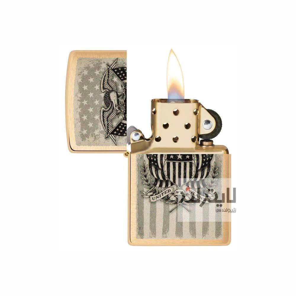 فندک زیپو مدل American Eagle Design کد 46230 - Image 2