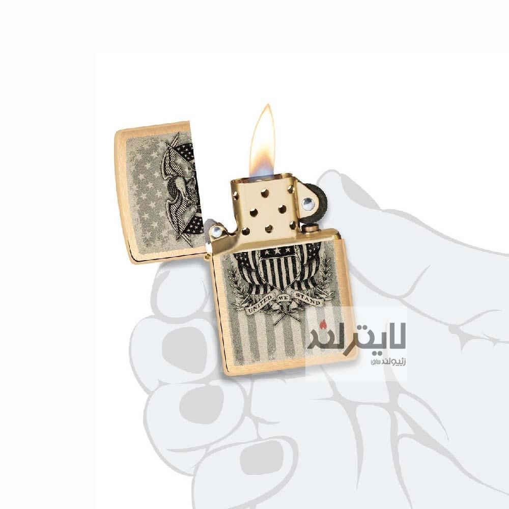 فندک زیپو مدل American Eagle Design کد 46230 - Image 3