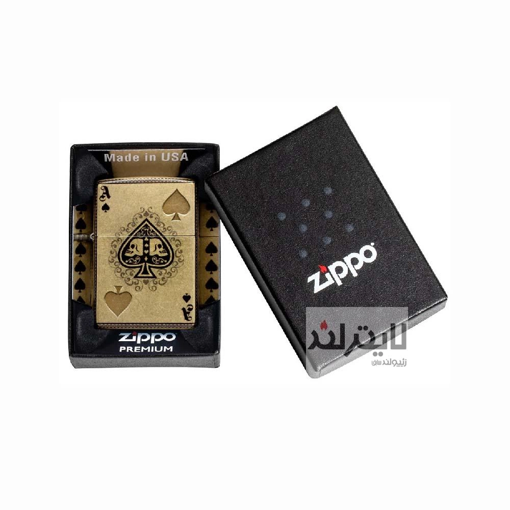 فندک زیپو مدل Ace of Skulls کد 46388 - Image 8