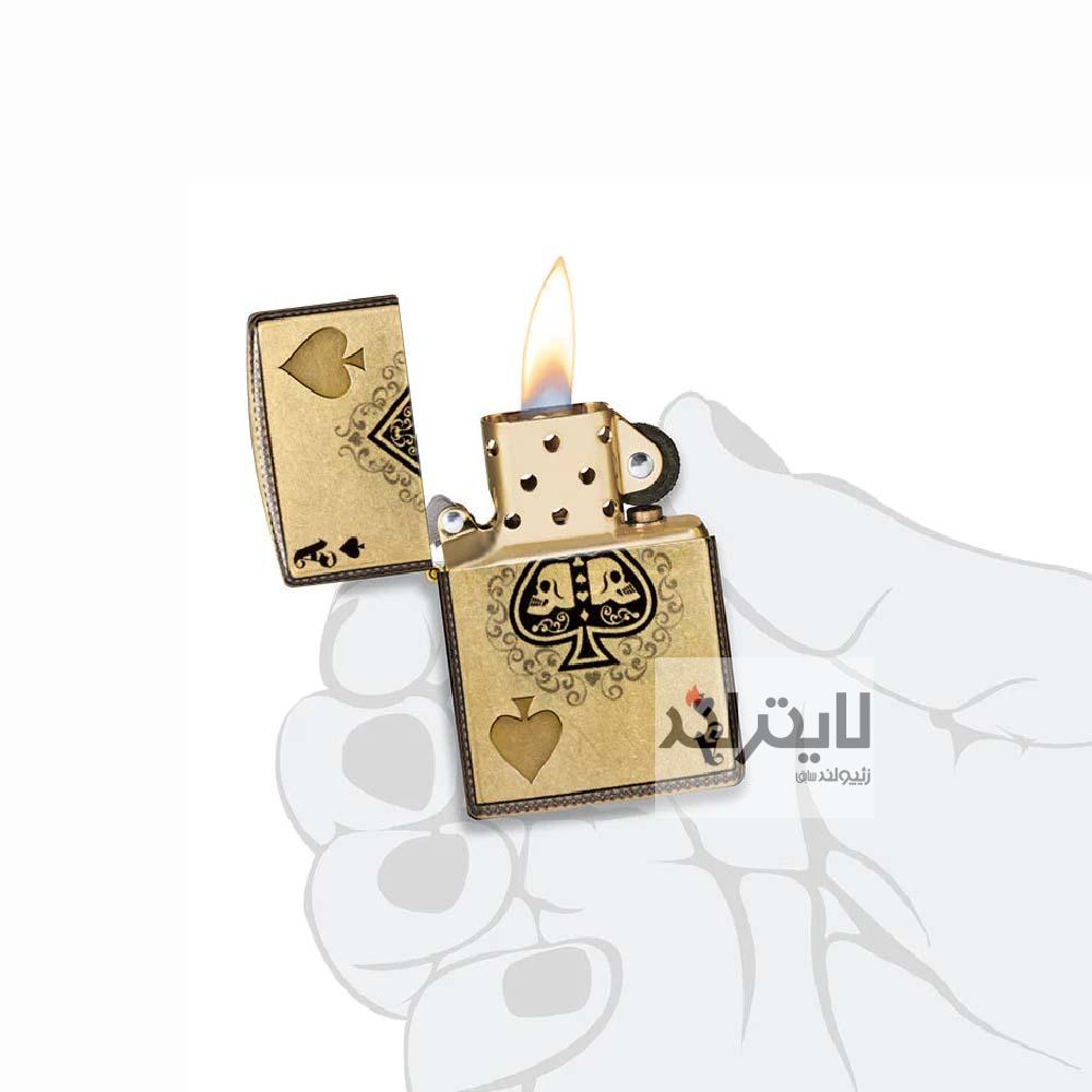 فندک زیپو مدل Ace of Skulls کد 46388 3 فندک زیپو مدل Ace of Skulls کد 46388 - Image 3