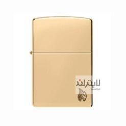 فندک زیپو مدل Armor® High Polish Brass Flame Design کد 46397