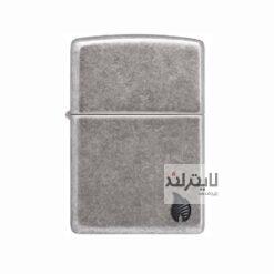 فندک زیپو مدل Armor® Antique Silver Flame Design کد 46399