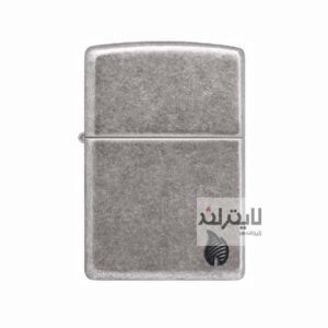 فندک زیپو مدل Armor® Antique Silver Flame Design کد 46399