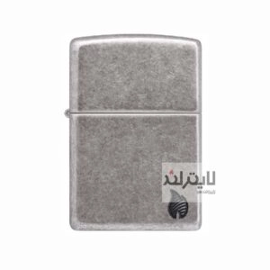 فندک زیپو مدل Armor® Antique Silver Flame Design کد 46399