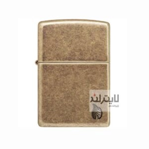 فندک زیپو مدل Armor® Antique Brass Flame Design کد 46400