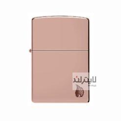 فندک زیپو مدل Armor® High Polish Rose Gold Flame Design کد 46401
