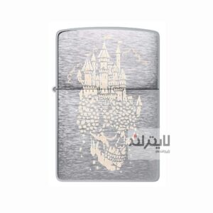 فندک زیپو مدل Skull Castle Design  کد 46477