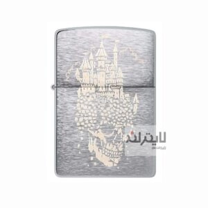 فندک زیپو مدل Skull Castle Design  کد 46477