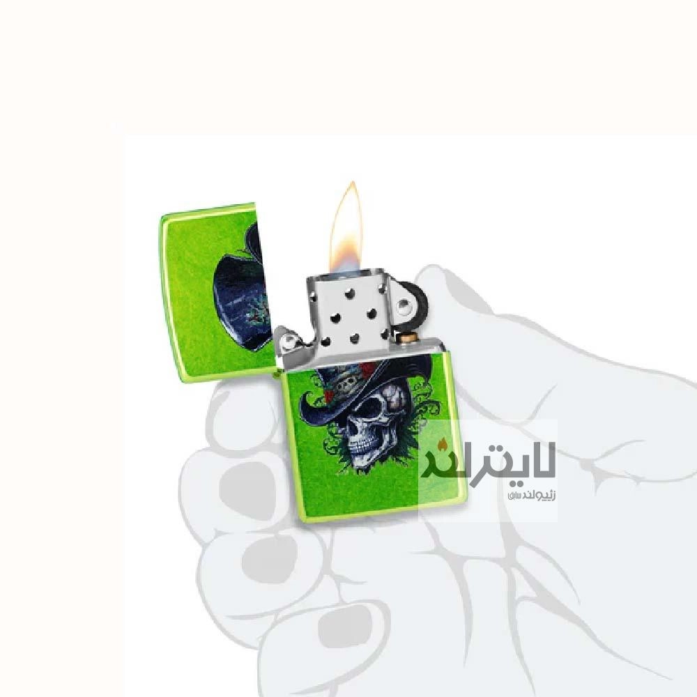 فندک زیپو مدل Steampunk Skeleton Skull Design کد 46709 - Image 3