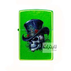 فندک زیپو مدل Steampunk Skeleton Skull Design کد 46709