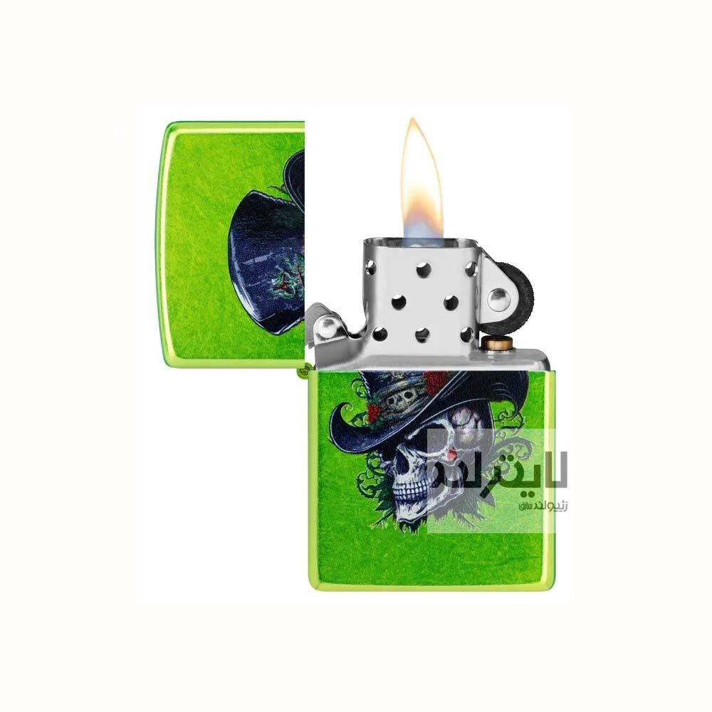 فندک زیپو مدل Steampunk Skeleton Skull Design کد 46709 - Image 2