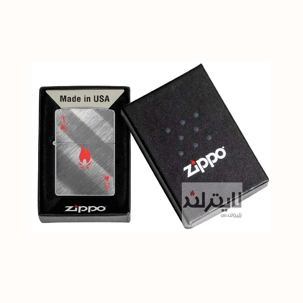 فندک زیپو مدل Flame Ace Design کد 48451 - Image 4