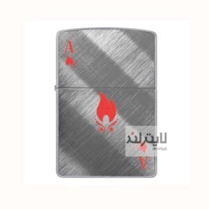 فندک زیپو مدل Flame Ace Design کد 48451