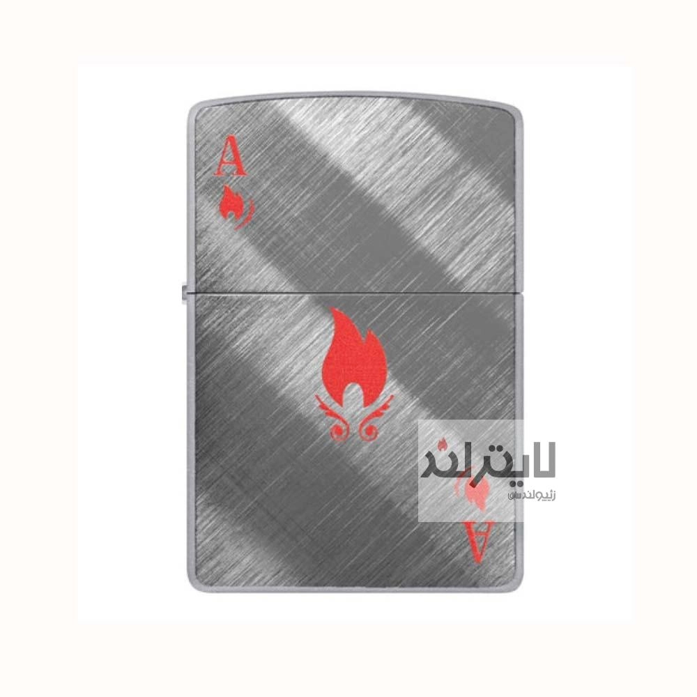 فندک زیپو مدل Flame Ace Design کد 48451