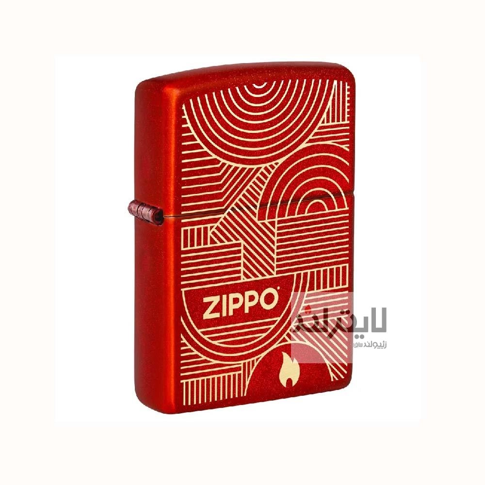 فندک زیپو مدل Abstract Lines کد 48705 - Image 3