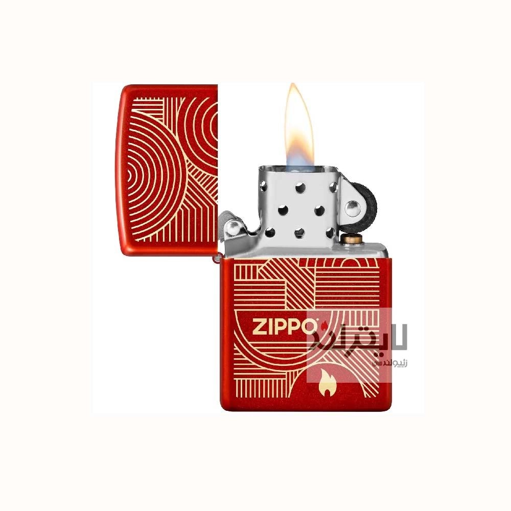 فندک زیپو مدل Abstract Lines کد 48705 - Image 2