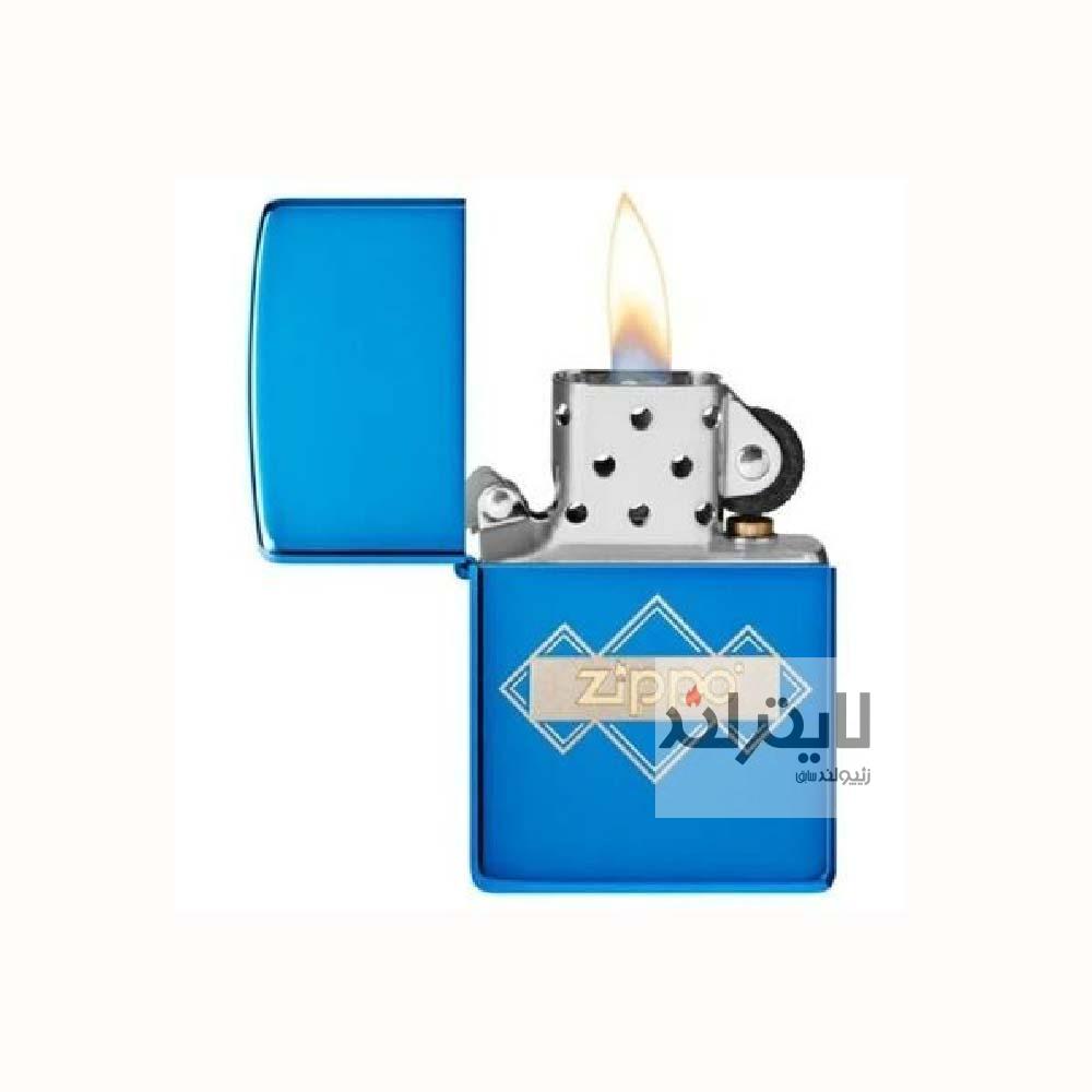 فندک زیپو مدل Zippo Design High Polish Blue کد 48706 2 فندک زیپو مدل Zippo Design High Polish Blue کد 48706 - Image 2