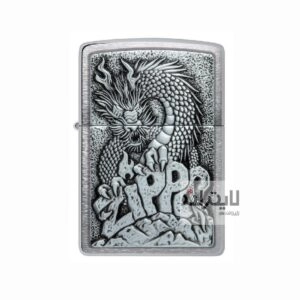 فندک زیپو مدل Dragon & Zippo Logo Design کد 48902