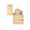 فندک زیپو مدل USA Design Lustre High Polish Brass کد 48915 5 zippo 48915