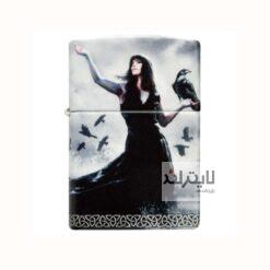 فندک زیپو مدل  Mazzi Gothic Lady Ravens 540 Color کد 48969
