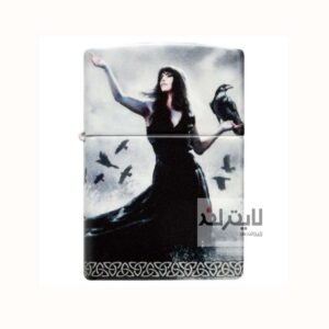 فندک زیپو مدل Mazzi Gothic Lady Ravens 540 Color کد 48969