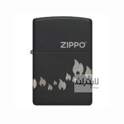 فندک زیپو مدل  Flame Design Black Matte کد 48980