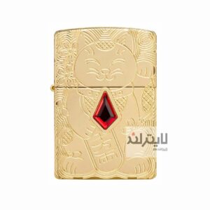 فندک زیپو مدل Armor® Lucky Cat Design کد 49802