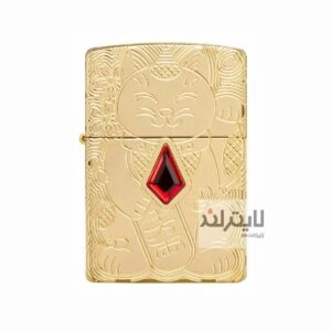 فندک زیپو مدل Armor® Lucky Cat Design کد 49802
