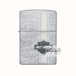 فندک زیپو مدل Harley-Davidson  Logo Brushed Chrome کد 49828