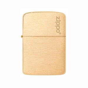 فندک زیپو مدل Brashed Brass 1941 Replica Zippo Logo Lust کد 1941b